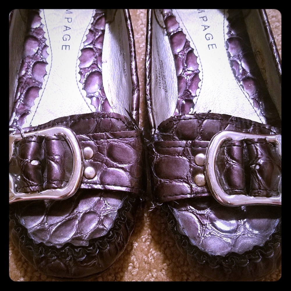 Rampage Lullaby 2 Snake Print Flats